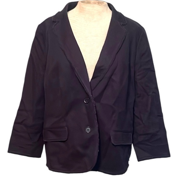 Talbots blazer suit jacket women’s size 14, navy blue - Picture 1 of 8